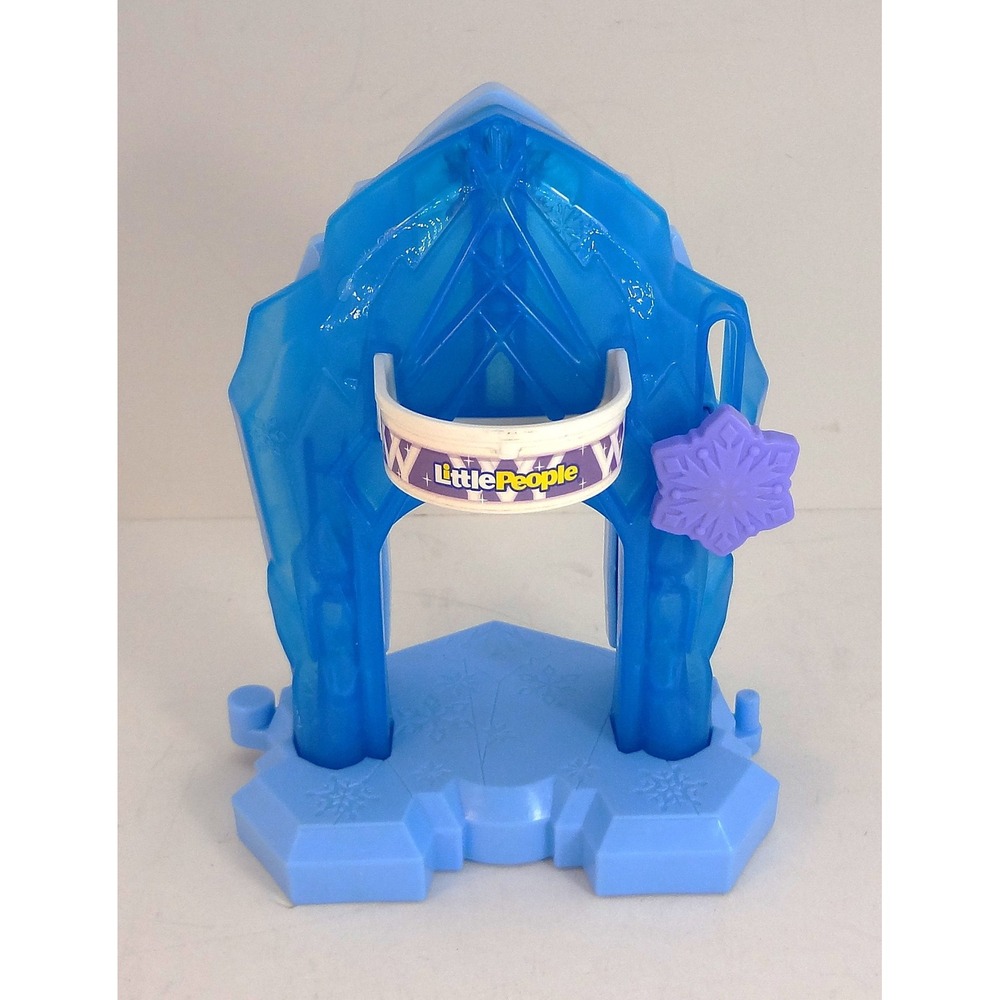 Fisher Price Little People Ice Castle Playset Frozen Elsa Inspired Toy Accessory